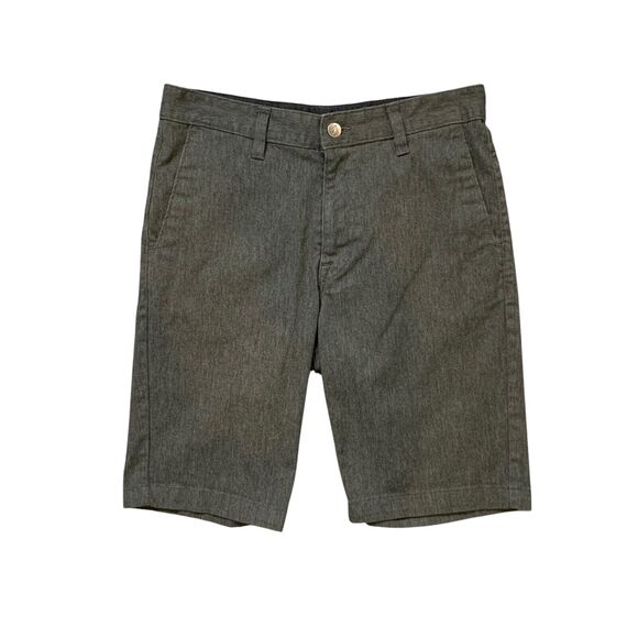 Volcom Shorts Mens 29 Modern Fit Charcoal VMonty Stretch Cotton Blend Walking - Picture 1 of 11